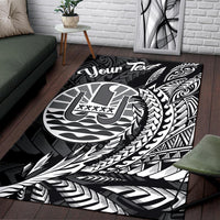 French Polynesia Area Rug - Custom Personalised Wings Style - Polynesian Pride