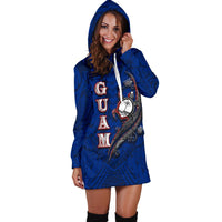 Guam Women's Hoodie Dress - Turtle Waving - Polynesian Pride