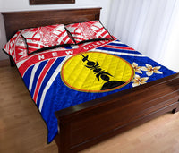 New Caledonia Rugby Quilt Bed Set Polynesian - Polynesian Pride