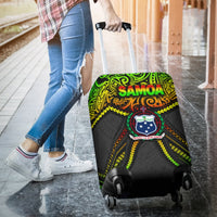 Samoa Luggage Covers Polynesian Tattoo Seashore - Polynesian Pride