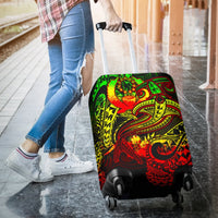 Pohnpei Luggage Covers - Reggae Shark Polynesian Tattoo - Polynesian Pride