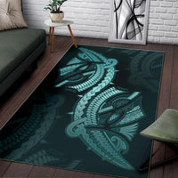 Polynesian Area Rug Turquoise - Polynesian Pride