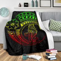 Seahorse Polynesian Blanket - Polynesian Tattoo Reggae - Polynesian Pride