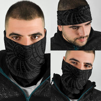 New Zealand Maori Warrior Tattoo Bandana - Gray - Polynesian Pride