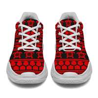 Polynesian tattoo tribal Red Chunky Sneakers - Polynesian Pride