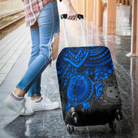 Samoa Polynesian Luggage Covers - Blue Turtle - Polynesian Pride