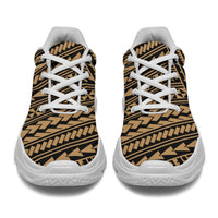 Polynesian Nation Gold Chunky Sneakers - Polynesian Pride