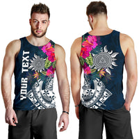 Polynesian Custom Personalised Men's Tank Top - Summer Vibes - Polynesian Pride