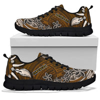 Samoa Custom Personalised Sneakers - Polynesian Boar Tusk - Polynesian Pride