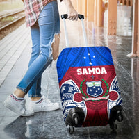 Samoa Polynesian Luggage Covers - Samoan Pattern With Seal - Polynesian Pride
