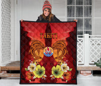 Tahiti Premium Quilt - Tribal Tuna Fish - Polynesian Pride