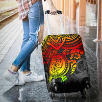 Vanuatu Polynesian Luggage Covers - Reggae Turtle - Polynesian Pride