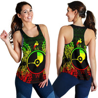 Yap Polynesian Women Tank Top Map Reggae - Polynesian Pride