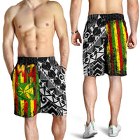 Kanaka Flag Polynesian Short - Dirty Style - Polynesian Pride