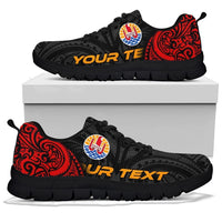 Tahiti Polynesian Custom Personalised Sneakers - Tahitians Spirit - Polynesian Pride