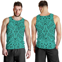 Polynesian Culture Turquoise Hawaii Men's Tank Top - Polynesian Pride