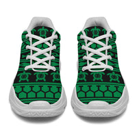 Polynesian tattoo tribal Green Chunky Sneakers - Polynesian Pride