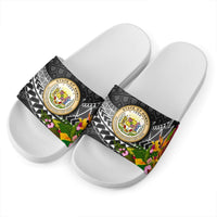Hawaii Slide Sandals - Seal Spiral Polynesian Patterns - Polynesian Pride