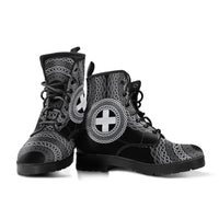 Cornwall Celtic Leather Boots - Legend of Cornwall - Polynesian Pride