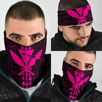 Hawaii Kanaka Map Kakau Bandana 3 - Pack - Pink - Polynesian Pride