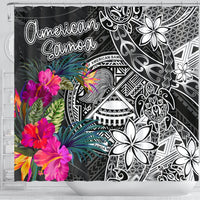 American Samoa Shower Curtain - Turtle Floral - Polynesian Pride