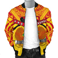 Papua New Guinea Rugby Men Bomber Jacket PNG - The Kumuls - Polynesian Pride