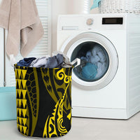 Hawaii Kakau Yellow Polynesian Laundry Basket AH - Polynesian Pride