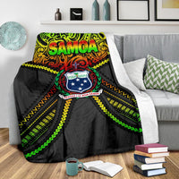 Samoa Premium Blanket Polynesian Tattoo Seashore - Polynesian Pride