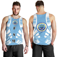 Federated States Of Micronesia Men Tank Top - Polynesian Tattoo Flag - Polynesian Pride