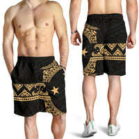 Federated States Of Micronesia Polynesian All Over Print Men's Short - Gold Version - Polynesian Pride