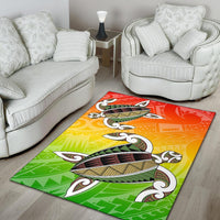 Hawaii Turtle Kanaka Maoli Rug - Polynesian Pride