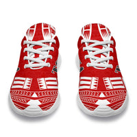 Tonga Sport Sneakers - Polynesian Tattoo Flag - Polynesian Pride
