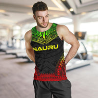 Nauru Men's Tank Top - Polynesian Chief Reggae Version - Polynesian Pride