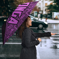 Tonga Umbrella Turtle Mermaid Polynesian Pattern Violet - Polynesian Pride