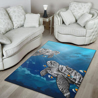 Turtle And Humuhumunukunukuapua'a Area Rug AH - Polynesian Pride
