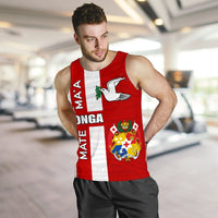 Tonga Rugby Men Tank Top Mate Ma'a - Polynesian Pride