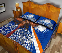 Marshall Islands Polynesian Quilt Bed Set - Palm Tree - Polynesian Pride