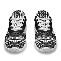 Austral Islands Sporty Sneakers - Polynesian Chief Black Version - Polynesian Pride