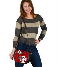 Wallis and Futuna Rugby Leather Saddle Bag Sporty Vibes - Polynesian Pride