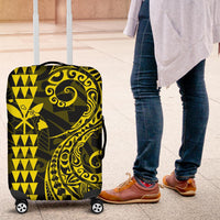 Kanaka Map Yellow Polynesian Luggage Covers - Polynesian Pride
