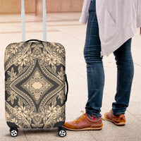 Polynesian Plumeria Mix Gray Luggage Covers - Polynesian Pride