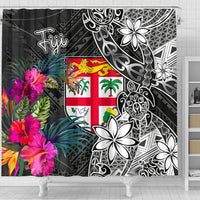 Fiji Shower Curtain - Turtle Floral - Polynesian Pride