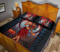 Hawaii Polynesian Quilt Bed Set - Hawaiian Madame Pele - Polynesian Pride