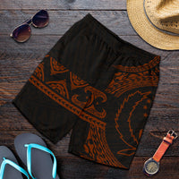 Pohnpei Polynesian All Over Print Men's Short - Brown Version - Polynesian Pride