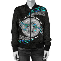 Maori New Zealand Women's Bomber Jacket Hei Tiki Sport Style - Polynesian Pride