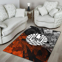 Tahiti Polynesian Area Rug - Vintage Polynesian Turtle - Polynesian Pride