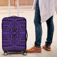 Polynesian Seamless Violet Luggage Covers - Polynesian Pride