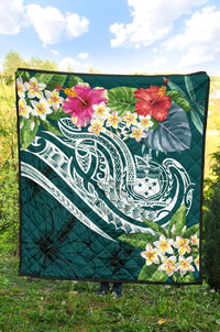 Samoa Polynesian Premium Quilt - Summer Plumeria - Polynesian Pride
