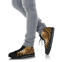 American Samoa High Top Shoes - Polynesian Wild Style - Polynesian Pride