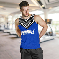 Pohnpei Flag Men's Tank Top Micronesian Pattern - Polynesian Pride